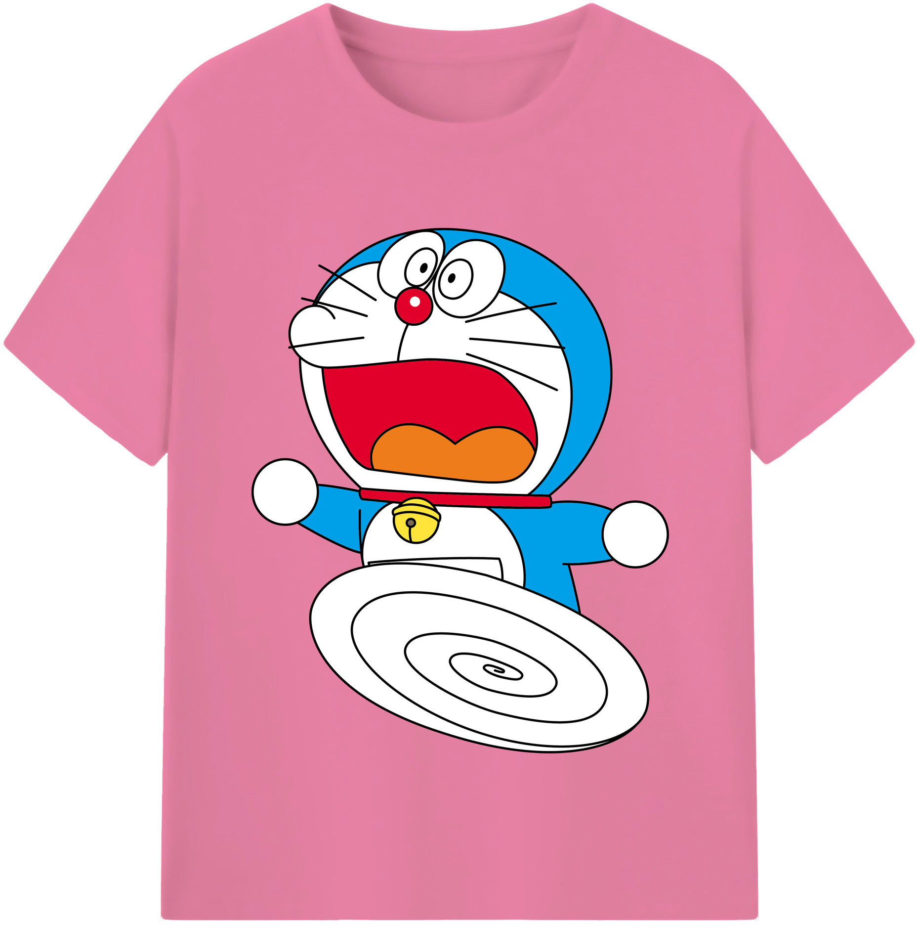 （画像用） ドラえもん Doraemon 綿100％半袖Tシャツ（フロントプリント）